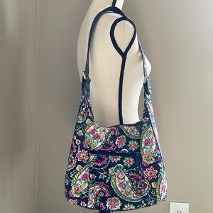 Vera Bradly Petal Paisley Multicolored Quilted Shoulder Bag/Purse